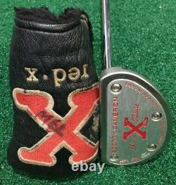 Scotty Cameron Red X Centre Shafted Putter 35 R/H Good Condition + Extra Grip