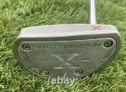 Scotty Cameron Red X Putter, 34, Super Stroke Claw Grip, No Headcover