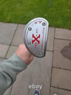 Scotty Cameron Red X Putter HEAD ONLY. Includes Head Cover (35)