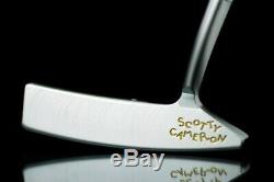 Scotty Cameron Right putter Studio design White chrome finish 35
