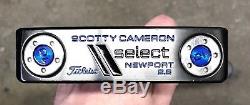 Scotty Cameron Select Newport 2.6 Center Shaft Putter RH -Turbo Blue RI
