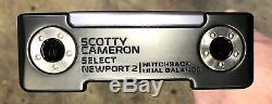 Scotty Cameron Select Newport 2 Notchback Dual Balance Putter -NEW -TOUR BLACK