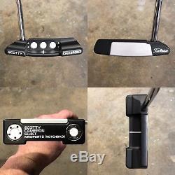 Scotty Cameron Select Newport 2 Notchback Putter NEW RH Tour Black -RRS