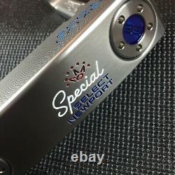 Scotty Cameron Special Select Newport Putter 34/353g Red White & Blue Paint