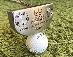 Scotty Cameron. Studio Select Fastback No. 1. (35)R/H. Head Cover & Cord Grip