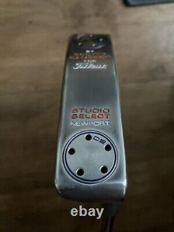 Scotty Cameron Studio Select Newport (Custom orange and blue 33 350g head)