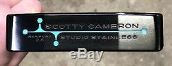 Scotty Cameron Studio Stainless Newport 2.5 Putter LH MINT Xtreme Dark DLC