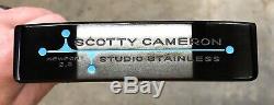 Scotty Cameron Studio Stainless Newport 2.5 Putter Left Hand -Carbon Black DLC