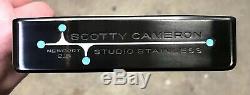 Scotty Cameron Studio Stainless Newport 2.5 Putter NEW LH -Xtreme Dark -SCSB