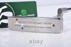 Scotty Cameron Studio Stainless Newport Putter / 35 Inch