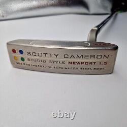 Scotty Cameron Studio Style Newport 1.5 Putter / 35 Inch with Head Cover