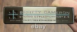 Scotty Cameron Studio Style Newport 2.5 Putter GSS Xtreme Dark Finish -APTPE