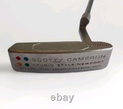 Scotty Cameron Studio Style Newport 35 Inch 303 GSS Insert 303 Stainless Steel