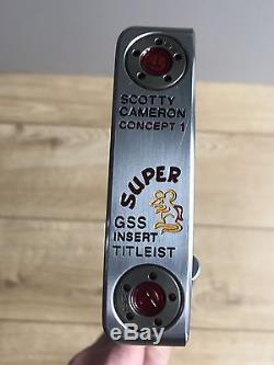 Scotty Cameron Super Rat Concept 1 Circle T Putter With GSS Insert! Very Rare