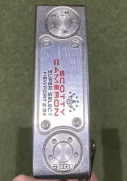 Scotty Cameron Super Select Newport 2.5 Plus Putter 34 Shaft R/H Good Condition