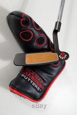 Scotty Cameron T10 Newport Button Back Tour Only Circle T Putter Rare