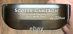 Scotty Cameron Teryllium Del Mar 2 Putter With Cover 1/500 Brand New