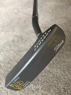 Scotty Cameron Titleist Circa 62 Model No. 1 Putter With Orig. Headcover & Tool