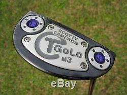 Scotty Cameron Tour Only Black GoLo M3 Circle T Mallet with BLACK SHAFT 35 330G