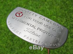 Scotty Cameron Tour Only P350 Fastback Circle T Plumbers Neck Prototype 34 350G
