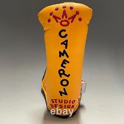 Scotty Cameron YELLOW STUDIO DESIGN 2001 w / Pivot Tool Blade Putter Headcover