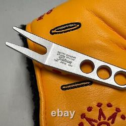 Scotty Cameron YELLOW STUDIO DESIGN 2001 w / Pivot Tool Blade Putter Headcover