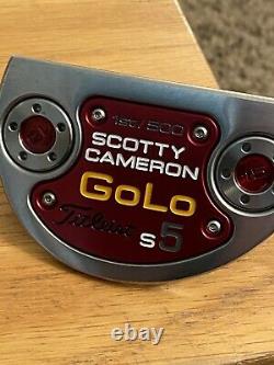 Scotty cameron GoLo S5 putter Limited Edition Centre Mounted Shaft 1st Of 500
