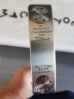 Scotty cameron newport button back putter- limited ed