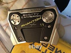Scotty cameron phantom X 11.5 putter 34 inches 1 month old so absolutely mint