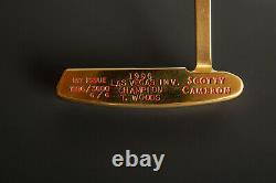 Tiger Woods, RARE 1/6 Scotty Cameron Circle T Putter With Certificate CT Gold Pl