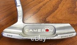 Titelist Scotty Cameron Studio Stainless Newport 2.5-34 Rh Putter With Cover