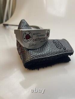 Titleist SCOTTY CAMERON California DEL MAR 2012 34 inch steel right-hand putter