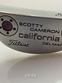 Titleist SCOTTY CAMERON California DEL MAR 2012 34 inch steel right-hand putter