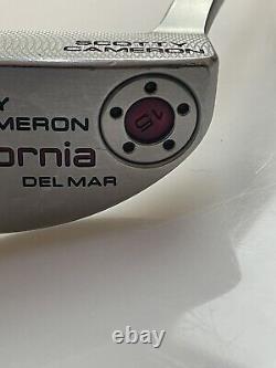 Titleist SCOTTY CAMERON California DEL MAR 2012 34 inch steel right-hand putter