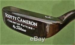 Titleist SCOTTY CAMERON Napa'The Art of Putting' Oil Can Re-finished Putter