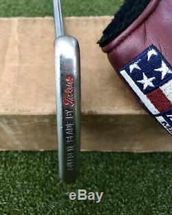 Titleist Scotty Cameron Bullseye Blade 35 Putter Steel Golf Club with Headcover