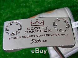 Titleist Scotty Cameron Custom Studio Select Squareback 35 Putter w HC S Stroke