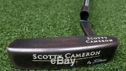 Titleist Scotty Cameron Newport Gun Blue 34.5 Putter Super Stroke 1.3 Golf Club