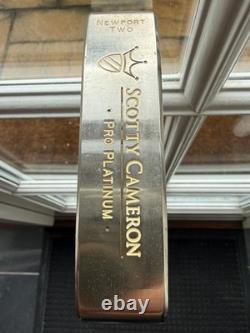 Titleist Scotty Cameron Pro Platinum Newport Two Putter / 33 Inch Fantastic Cond