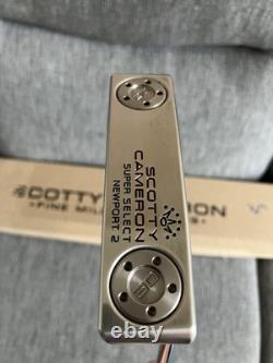 Used Once Scotty Cameron Super Select Newport 2 Custom Putter