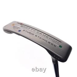 Used Scotty Cameron Studio Stainless Newport Beach 1.5 Putter / 34.0 Inches